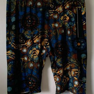 Leggings Depot Women's 1XL Paisley‎ Mandala Print Joggers Multicolor
